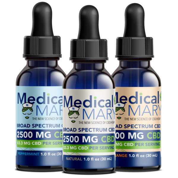 Broad Spectrum 2500 MG CBD Oil